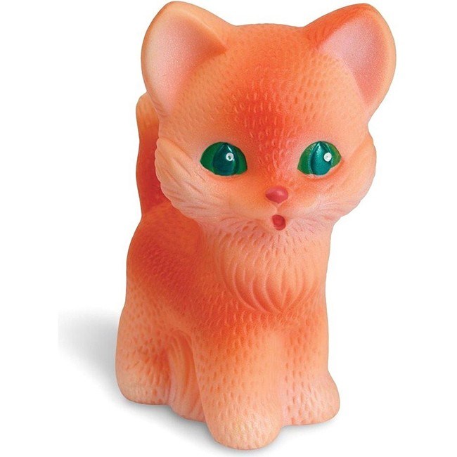 Резиновая игрушка Котенок Рыжик С-354 Огонек /30/ 147-413