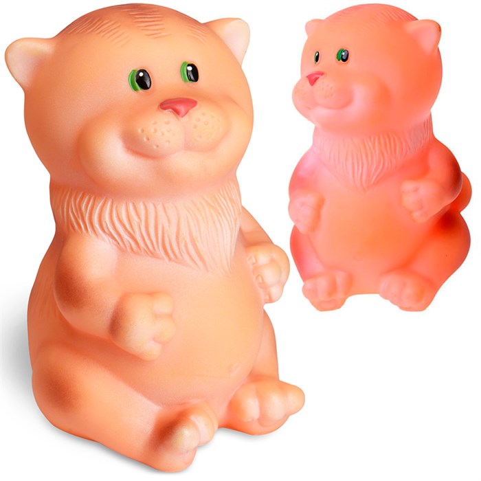 Резиновая игрушка Кот Жорик С-700 Огонек /20/ 147-601