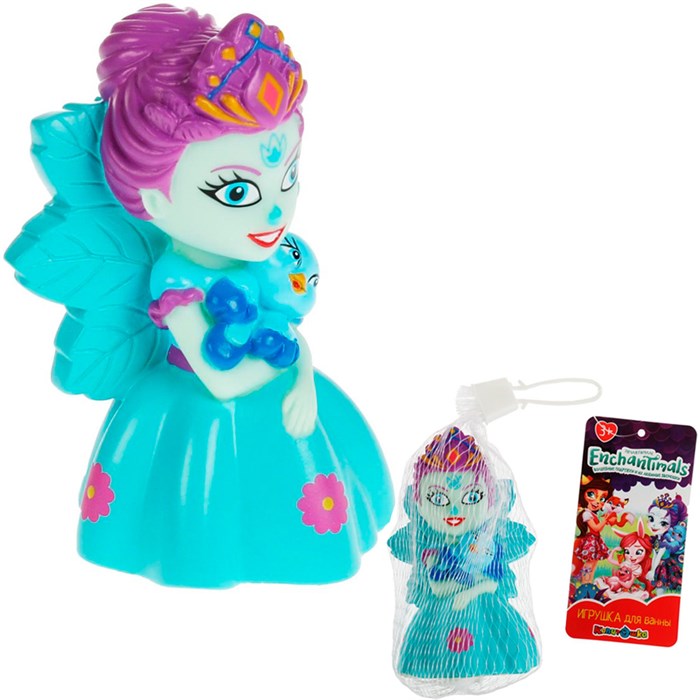 Резиновая игрушка Пэттер 10 см. ЭНЧАНТИМАЛС в сетке SP-N03 /100/ 547-609