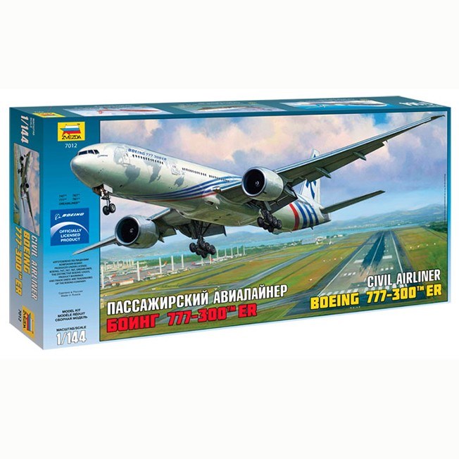 Сборная модель 7012 Самолет Боинг 777 142-026