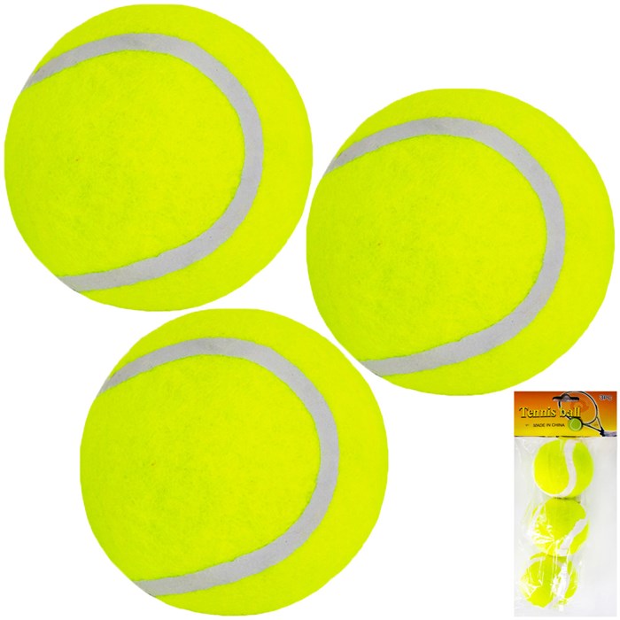 Мяч для тенниса 3шт. FG230920057 отскок от земли 50см 654-683
