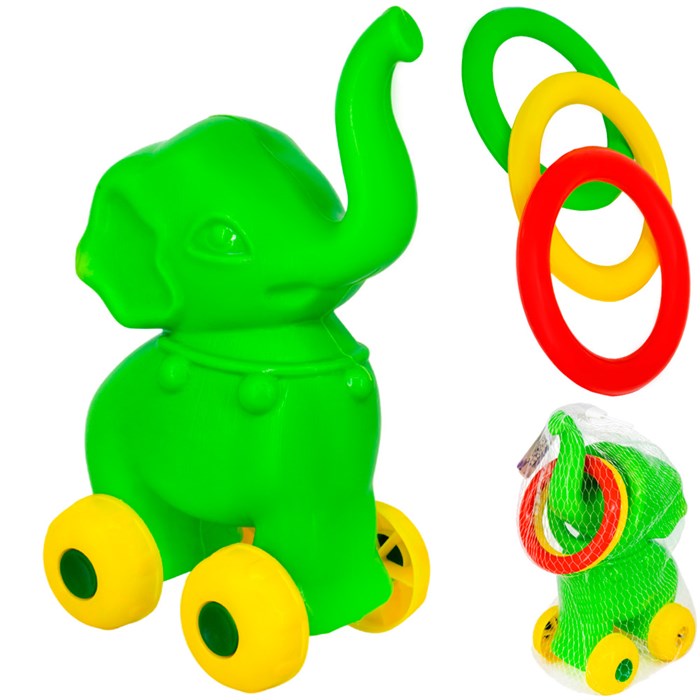 Кольцеброс Слон на колесах ТС-05-063 /14/ 654-589