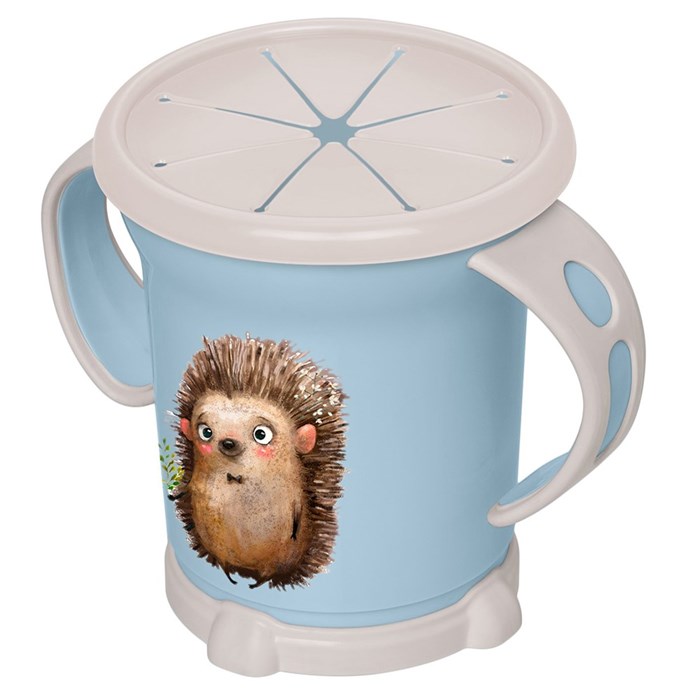 Чашка для сухих завтраков с декором 270 мл Светло-голубой 431304431 469-409