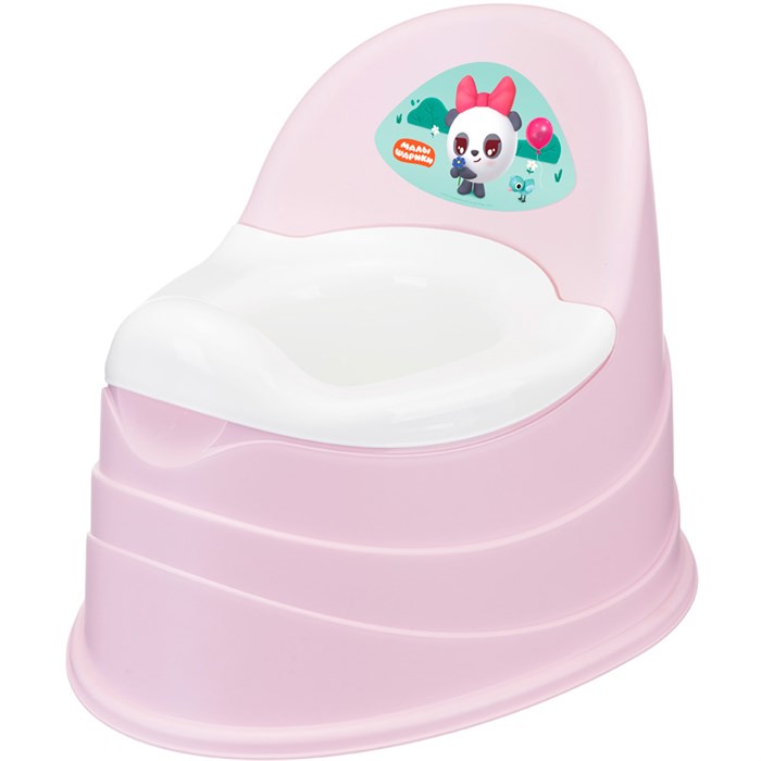 Горшок детский с декором МАЛЫШАРИКИ Розовый 390х310х305 431337305 269-956