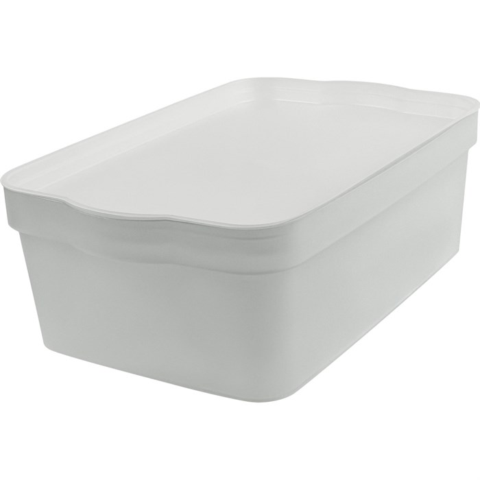 Ящик для хранения Keeplex Happy 6 л 32х21,1х11 см серое пёрышко LA512411024 470-273