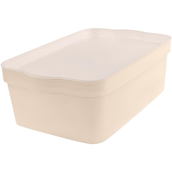 Ящик для хранения Keeplex Happy 6 л 32х21,1х11 см топлёное молоко LA512411001 470-274