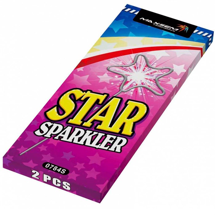 Свечи бенгальские Звезда 17см (150/2) 0784S 752-125