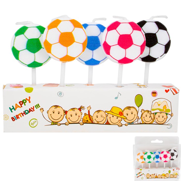 Свеча для торта 5 шт. 141V-454 462-564