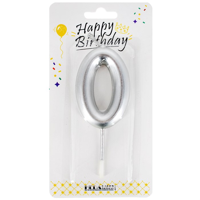 Свеча для торта Цифра 0 141V-417 462-541