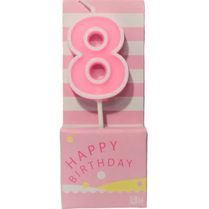Свеча для торта Цифра 8 141V-405 462-529