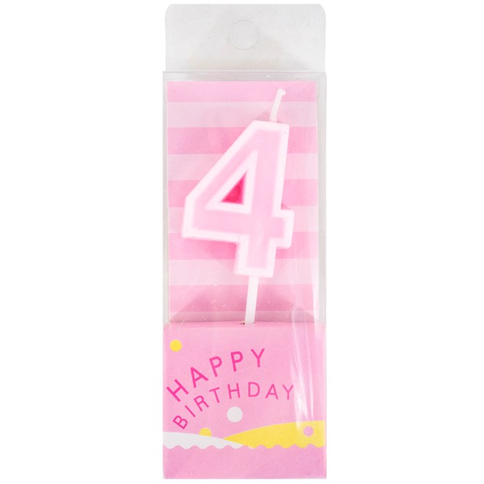 Свеча для торта Цифра 4 141V-401 462-525