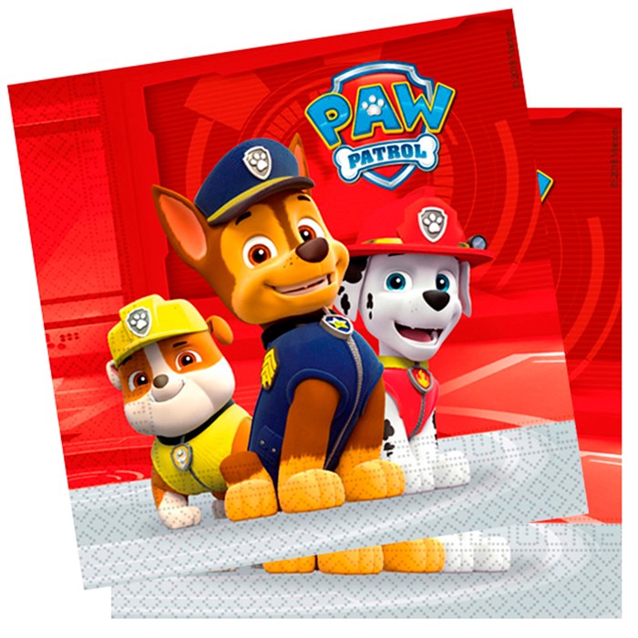 Салфетки Щенячий Патруль 33см Х33см 20шт 4897775 461-504