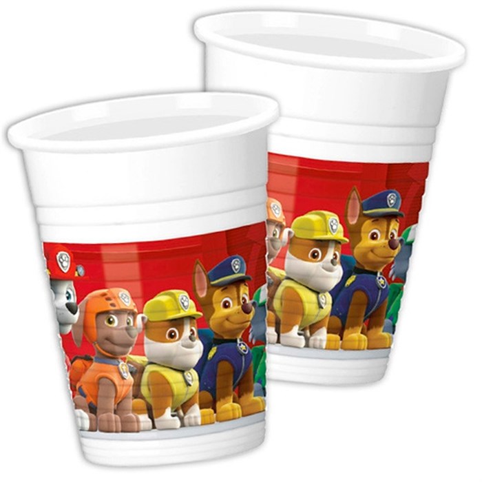 Стаканы пластиковые Щенячий Патруль 200мл 8шт 4897768 461-502