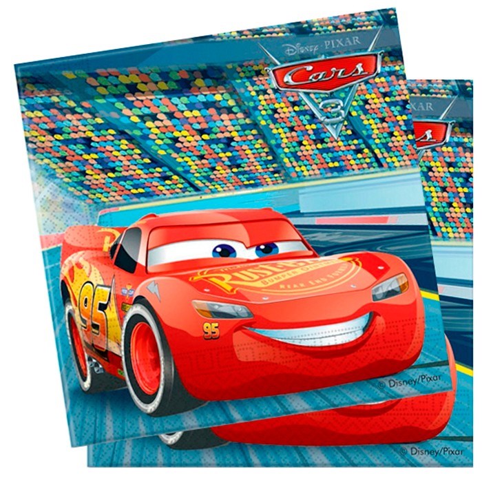 Салфетки Тачки-3 33см Х33см 20шт 4877999 362-655