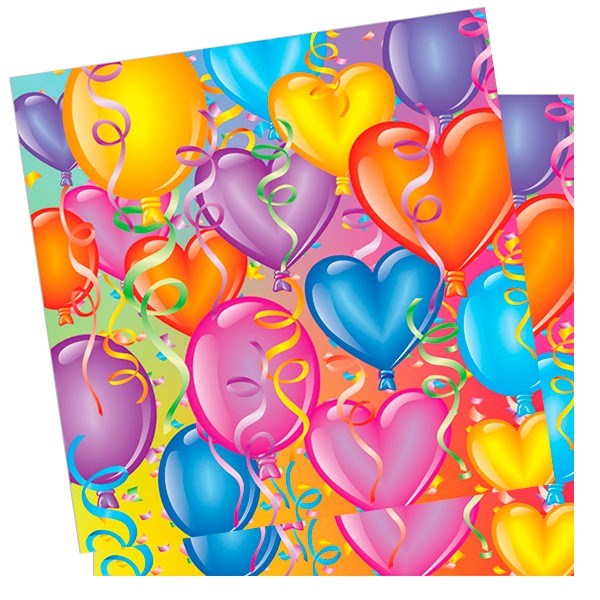 Салфетки Праздничное настроение 33см X 33см 20шт 108605 362-287