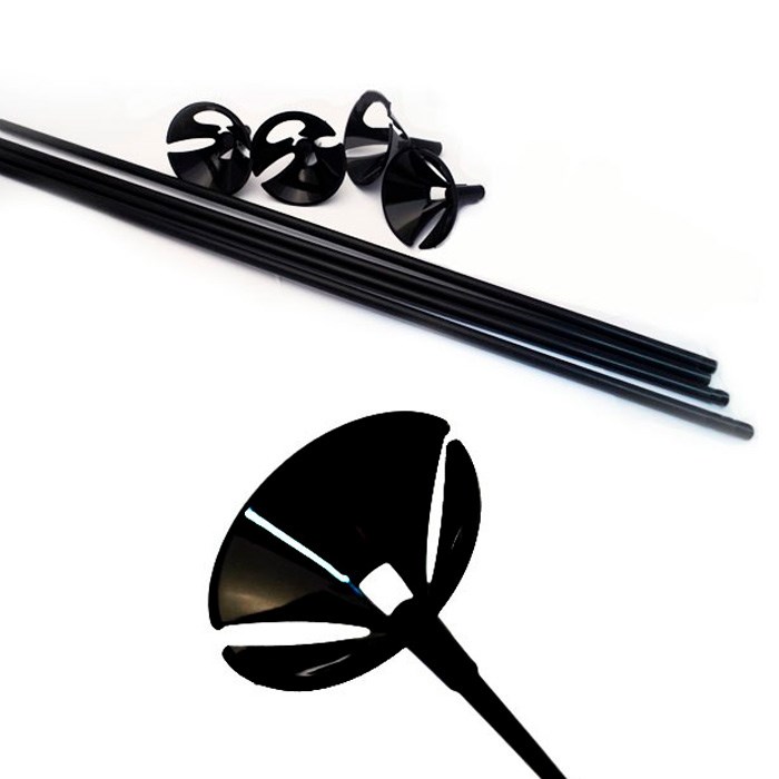 Комплект Eq Палочка 54см+Зажим Черный Макси 40шт/уп 6054113 460-066