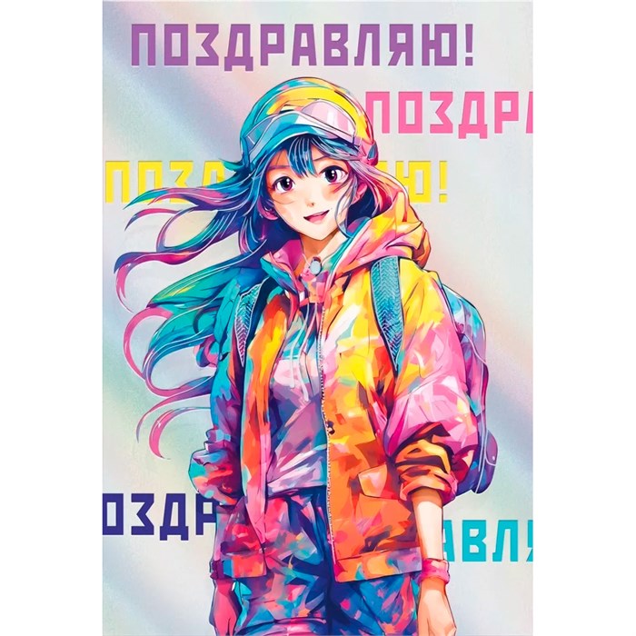 Открытка "Поздравляю!" 018.904 560-707