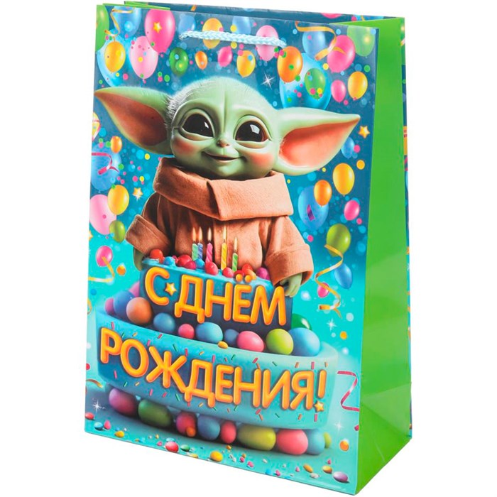Пакет Чудо праздник глянцевый ml Воин звезд PML-130520-SW 660-301