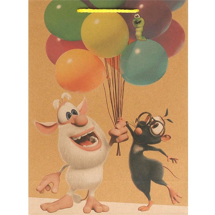 Пакет Чудо праздник крафт БУБА ml, 22*31*10 см 371873 560-184