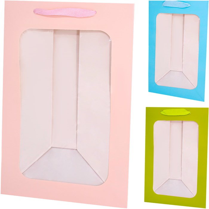 Пакет 3*20*16см с прозрачным окошком FG240527210D-3 560-890