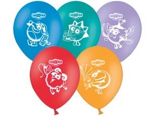 Набор шаров Смешарики 30 см 5шт/уп. 1111-0800 /цена за упак/ 660-612