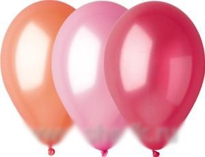 Шар 9" Металлик ассорти 100шт / цена за упак/ 160-722