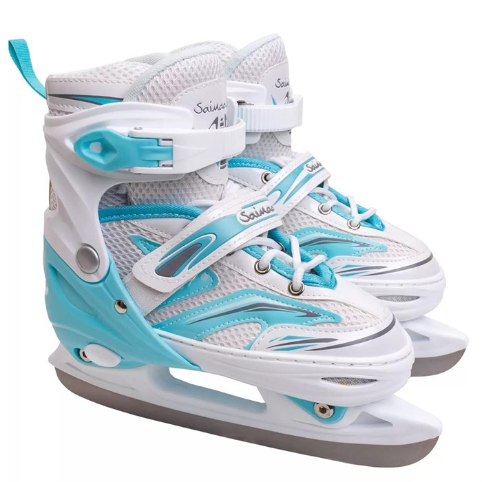 Коньки раздвижные Saimaa, размер M (35-38), голубые LF-B7 SILVERBLADE 266-463