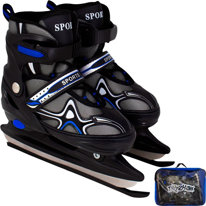 Коньки раздвижные рM: 34-37 черные 141V-553 266-552