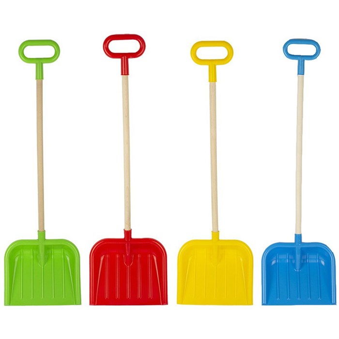 Лопата деревянный черенок, пластик  75-85см У500 /30/ цвет в асс.. 166-762