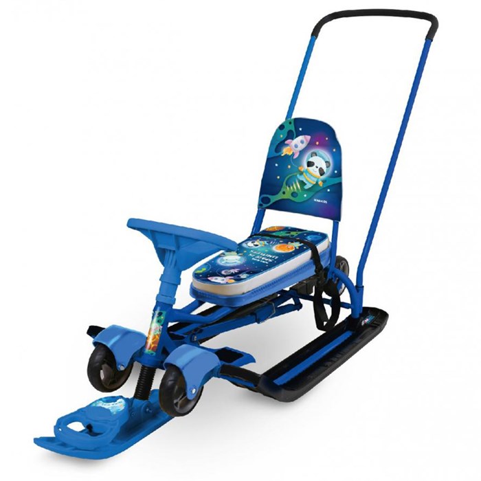 Снегокат Тимка спорт 6 ТС6-М/К космический мех-м  выдвижных шасси с толкателем/Ника/ 168-961