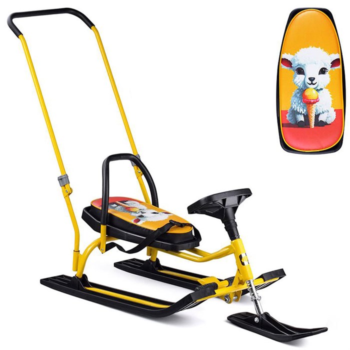Снегокат 140 SNOWKAT Go Go Ice lamb с П-образным толкателем 266-560