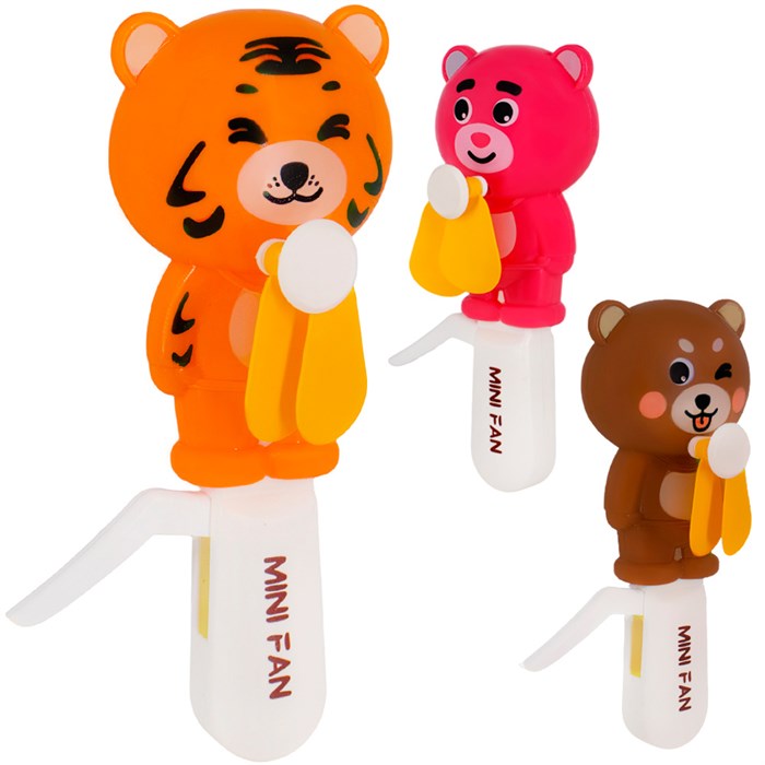 Вентилятор детский FG240829044C цв в асс. мишка 431-196