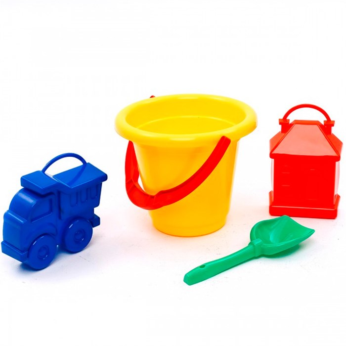 Песочный набор Ведерко+ф.Машинка+совочек / Новокузнецк / ПИ000076 373-220