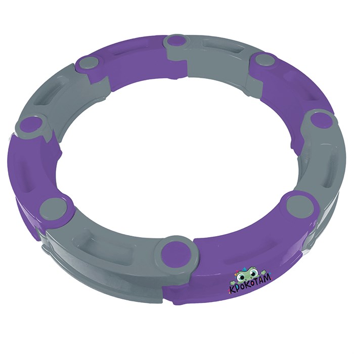 Песочница модульная Крокотам 8 сегментов фиолетовы и серый D139 8П822613 373-453