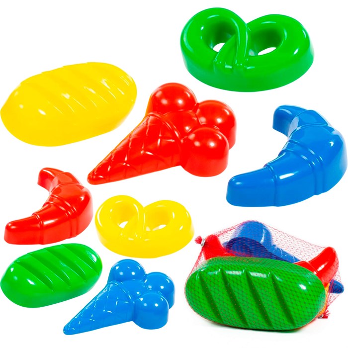 Формочки (мороженое + пирожок + крендель + рогалик) 39316 П-Е /12/ 273-215