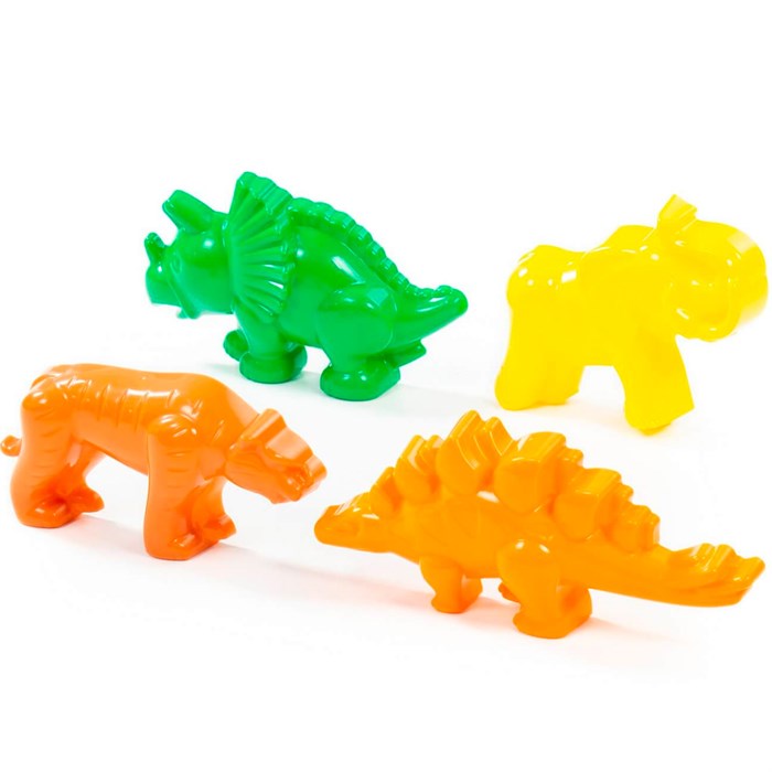Формочки тигр+мамонт+2динозавра 36568 П-Е /12/ 174-278