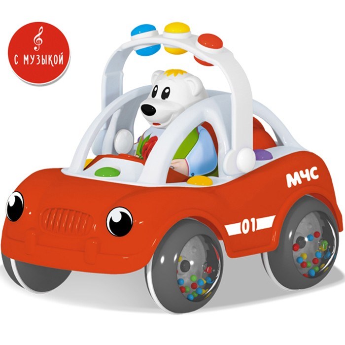 Автомобиль Ватрушка Пожарная 01961 201-636