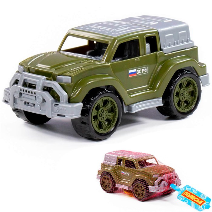 Автомобиль джип Легионер-мини №1 в сеточке 83654 П-Е /12/ 201-554