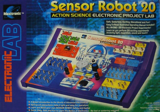 Набор учебный "Лаборатория робототехники. 20 проектов" Maxitronix 10210