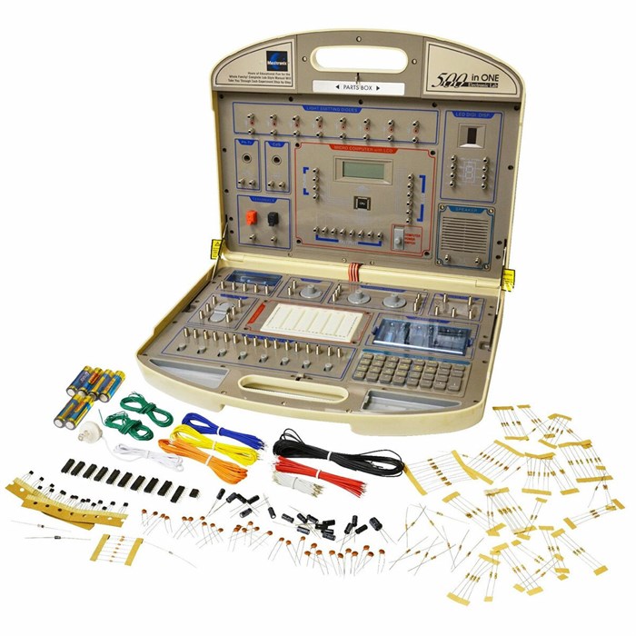 Набор учебный "Лаборатория электронных проектов. 500 в 1" Maxitronix 10219