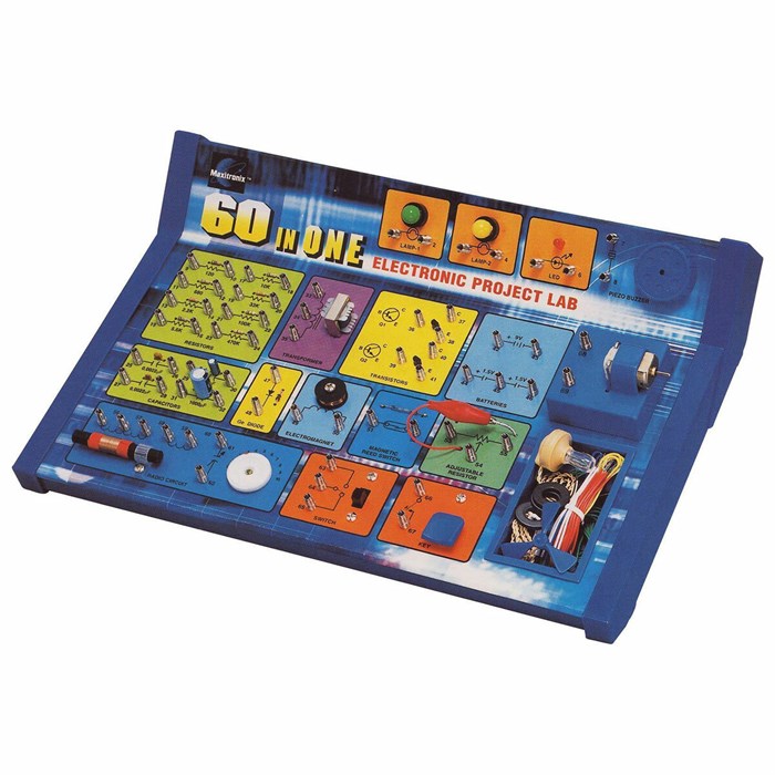 Набор учебный "Лаборатория электронных проектов. 60 в 1" Maxitronix 10212