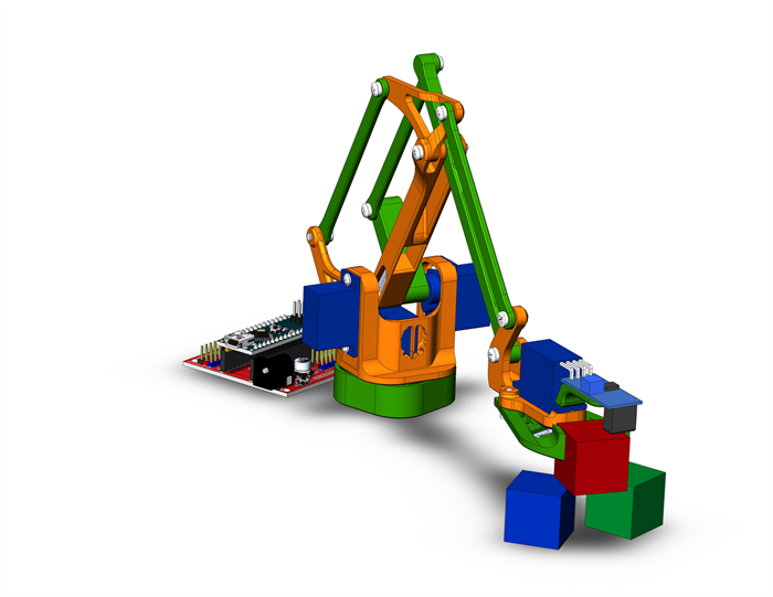 Робот «Роборука» — манипулятор на Arduino 2078