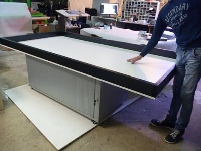 Стол для соревнований по робототехнике "Уникум LEGO малый" (+ тумба для хранения) ✅ 13617