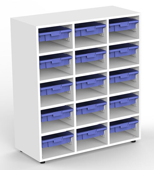 Шкаф пятиуровневый Yucai (15 малых лотков) ✅ 13913