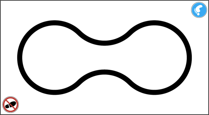 Поле Гантеля 2400х1200 мм 11797