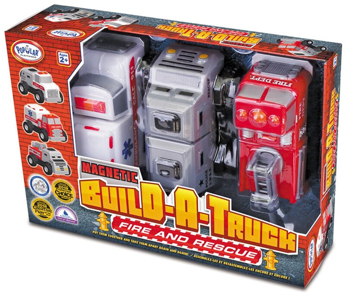 Магнитный конструктор Popular Playthings "Создай свою спасательную технику" (Стартовый набор) ✅ 18174