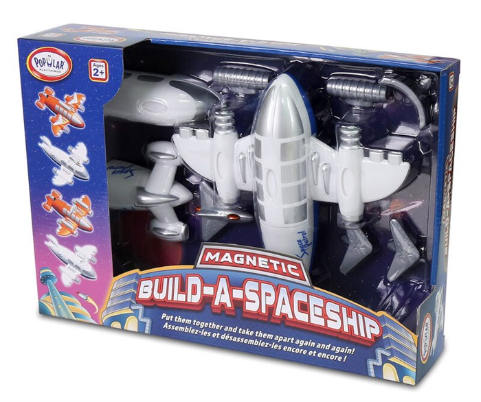 Магнитный конструктор Popular Playthings "Создай свой космический корабль" (Стартовый набор) ✅ 18176