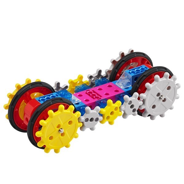 Занимательные шестеренки "Юниор" EDX (117 деталей, 1 буклет с заданиями) ✅ 3506