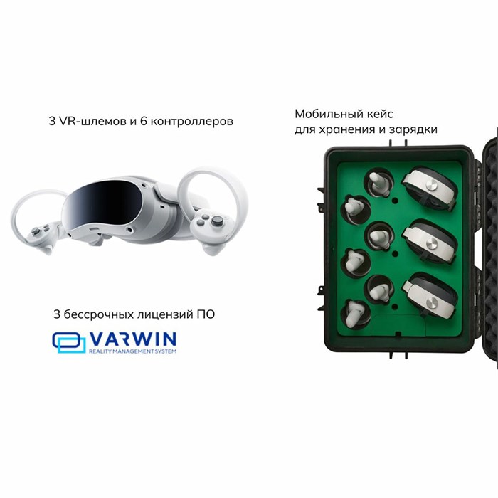 Комплект для класса виртуальной реальности Geckotouch VR03/4VW256 ✅ 13845