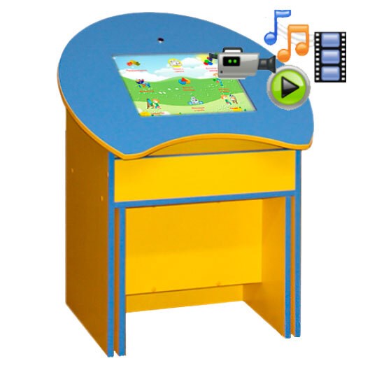 Первая интерактивная парта (с мультимедиа модулем) ✅ 1110